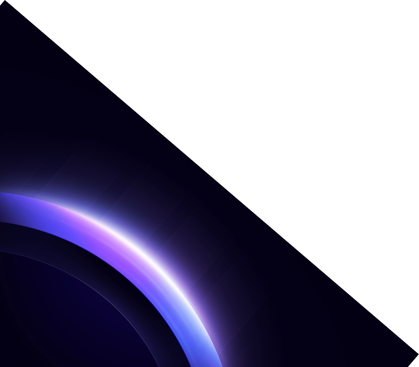 Left arc decorative graphic